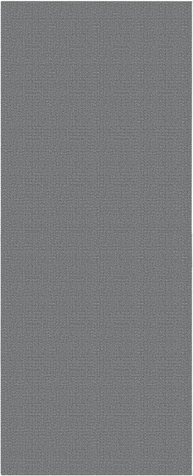 EARTHALL Washable Runner Rug 3x8 Ft Non Slip Runners for Hallways Wide Cotton Rubber Backed Kitchen Runner Braided Indoor Floor Carpet Runners for Entryway, Hallway, Kitchen, Bedroom, Charcoal Gray