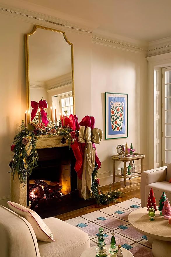 Greer Wool Area Rug - Chic Hand-Tufted Mauve, Blue, and Beige Design for Stylish Home Decor (9x13 Ft)