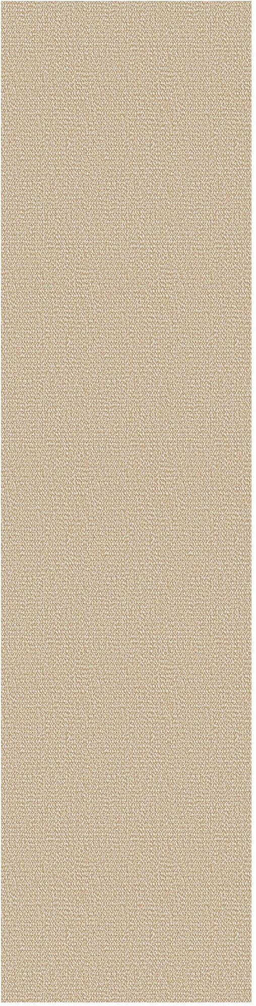 EARTHALL Extra Long Runner Rug 3x14 Ft Washable Runners for Hallways Cotton Non Slip Entryway Runner Braided Kitchen Runner Indoor Outdoor Carpet Runners for Stair, Hall, Foyers, Golden Beige/White