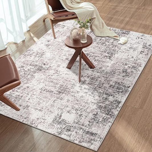 Area Rug for Living Room Bedroom 3x5 ft Washable Rugs with Modern Non Slip Easy Care Floor Mats for Kitchen Entryway High Traffic Area Floor Carpet for Decor Doorway Laundry