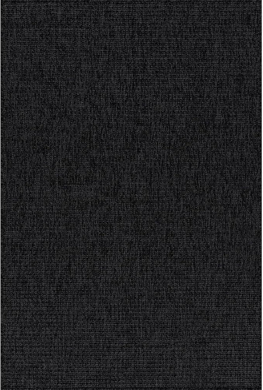 Beverly Rug Easy Jute Rug 8x10 Solid Washable Durable Outdoor Indoor Area Rugs for Living Dining Room Patio Office Stain Resistant Non Shedding Casual Indoor Outside Carpet (8 x 10 Dark Gray)