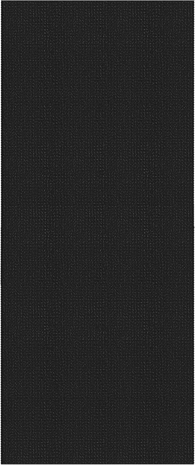 Braided Runner Rug 2x6 Ft Washable Runners for Hallways Non Slip Rubber Backed Kitchen Runners Cotton Entryway Runner Indoor, Woven Floor Carpet for Hall Kitchen Bedroom, Black/Grey