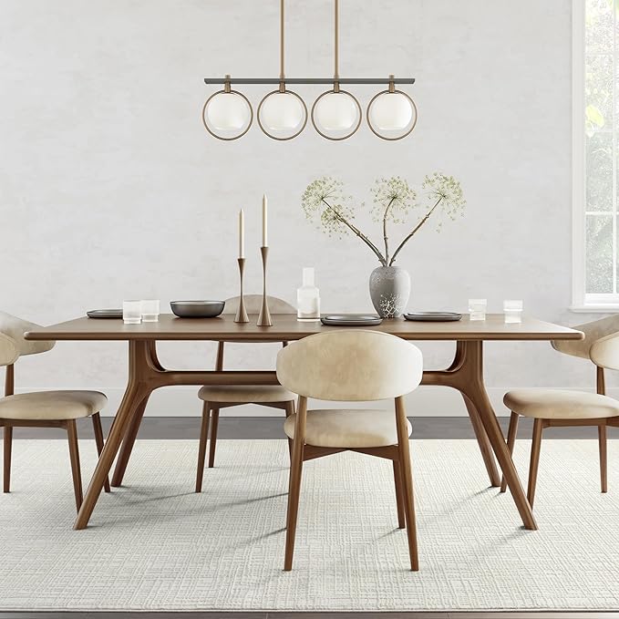 Abani Cream Area Rug - Living Room & Bedroom - Textured Weave Design - Indoor Use - Easy to Clean, Stain Resistant, Non-Shedding - Neutral Collection (8'11" x 12')