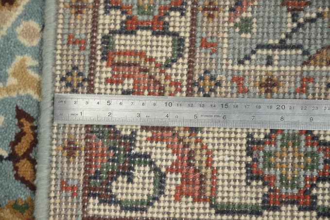 Transitional Collection 5' 0'' X 2' 10'' Rug Rug, All-Over 100% Wool Carpet for Home Décor, Foyer and Hallway