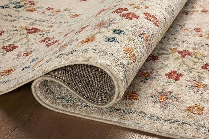 Loloi Rifle Paper Co. Laurel Collection LAU-02 Linen 2'-8" x 8' Runner Rug