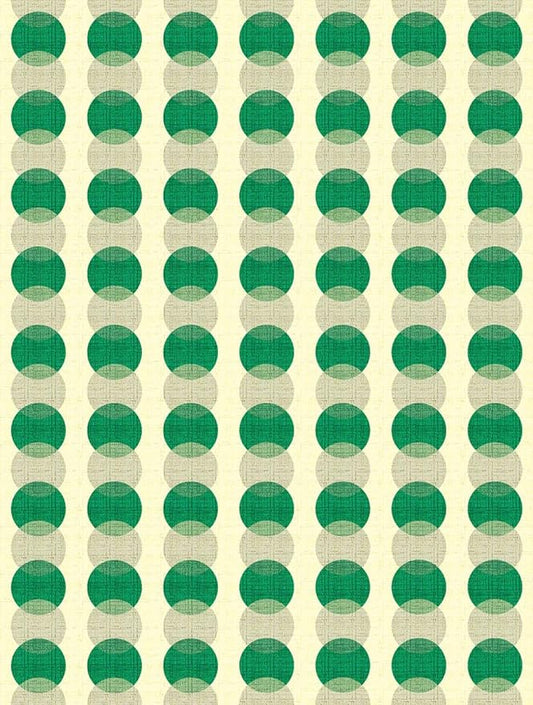 Modern Abstract Living Room Area Rug with Layered Circles Design 9x12 Minimalist Contemporary Geometric Decor Rugs for Dining Room Bedroom Office Nursery Room Washable Non Slip Indoor Mat Green