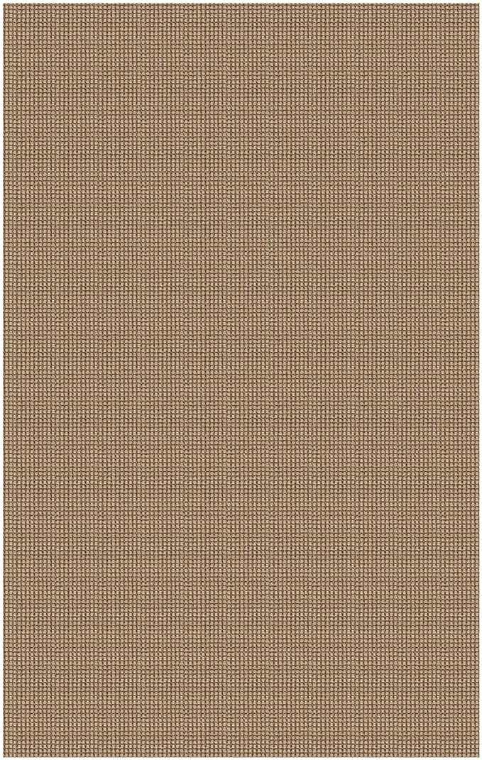 KOZYFLY Washable Area Rug 7.5x10 ft Rubber Backed Non Slip Rugs for Living Room Braided Cotton Bedroom Rug Woven Office Rugs Indoor Floor Carpets for Dining Bedroom Living Room, Tan/Orange/Brown