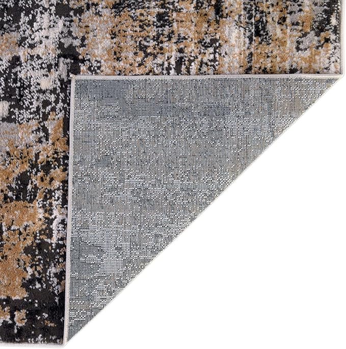Rugs.com Leipzig Collection Area Rug – 2X3 Beige Low-Pile Rug Perfect for Entryways, Kitchens, Breakfast Nooks, Accent Pieces