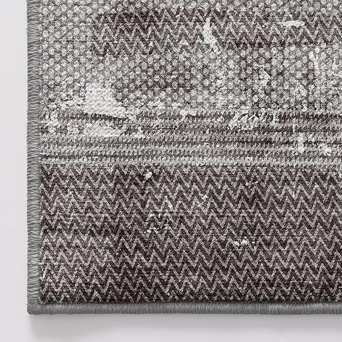 LUMI Washable Area Rug 5x8 for Living Room, Ultra Soft Stain Resistant Carpet with Non Slip Rubber Backing, Non-Shedding Low Pile Rugs for Bedroom, Dining Room, Indoor, Office