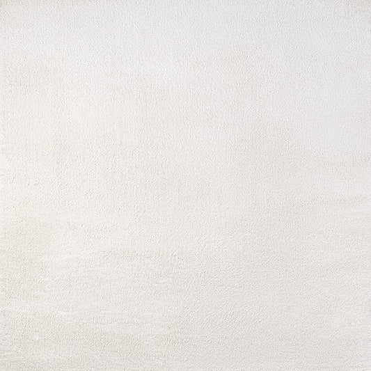 Eyely UES100T-6SQ Supersoft Haze Solid Low-Pile Indoor Area Rug, Coastal, Bohemian, Minimalist, Classic, Casual for Bedroom,Kitchen,Living Room,Non Shedding,Easy-Washing, Cream, 6' Square