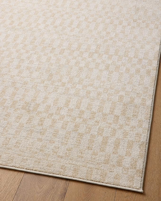 Loloi Kamala Collection KAM-05 Ivory/Natural 5'-3" x 7'-9" Area Rug
