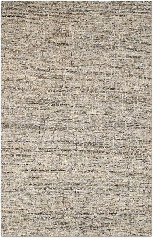 Hand Tufted Wool ECO-Friendly Area Rugs - 5'x8', Rectangle Shape, Light Green, Solid Plain Design, High Pile Handmade Anti Skid Area Rugs for Living Room, Bed Room (KWC111)