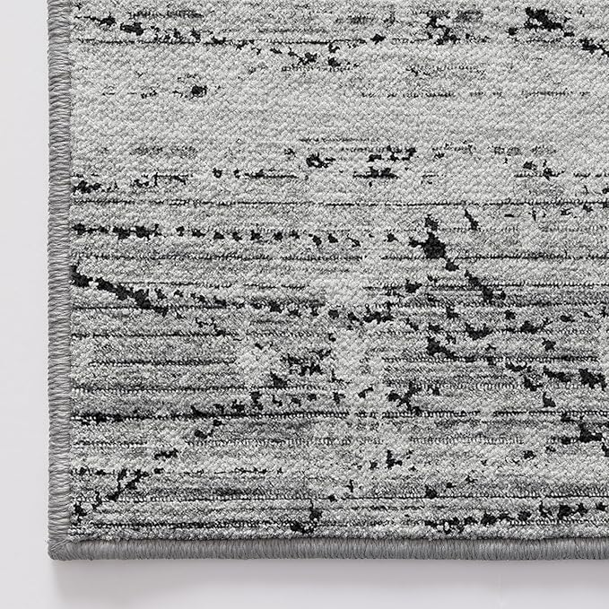 LUMI Washable Area Rug 8x10 for Living Room, Ultra Soft Stain Resistant Carpet with Non Slip Rubber Backing, Non-Shedding Low Pile Rugs for Bedroom, Dining Room, Indoor, Office