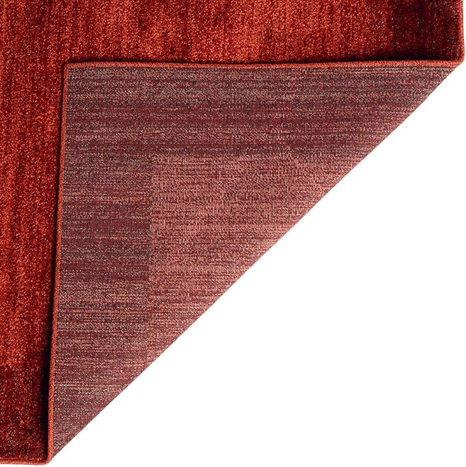 Rugs.com Angelica Collection Rug – 10' x 13' Terracotta Medium Rug Perfect for Living Rooms, Large Dining Rooms, Open Floorplans