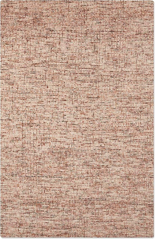 Hand Tufted Wool ECO-Friendly Area Rugs - 4'x6', Rectangle Shape, Light Brown, Solid Plain Design, High Pile Handmade Anti Skid Area Rugs for Living Room, Bed Room (KWC111)