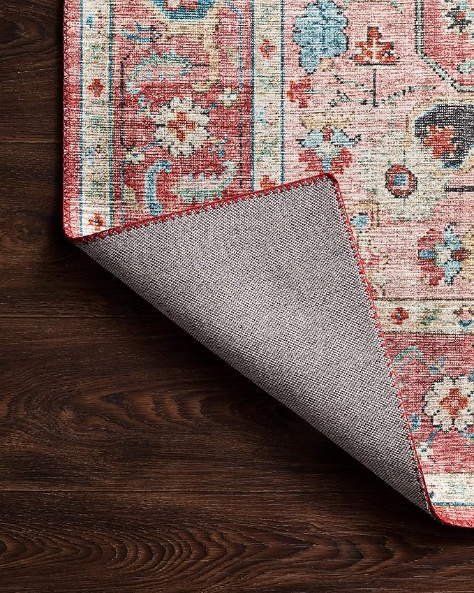 Loloi Skye Collection SKY-05 Brick/Ocean 2'-6" x 10'-0" Runner Rug