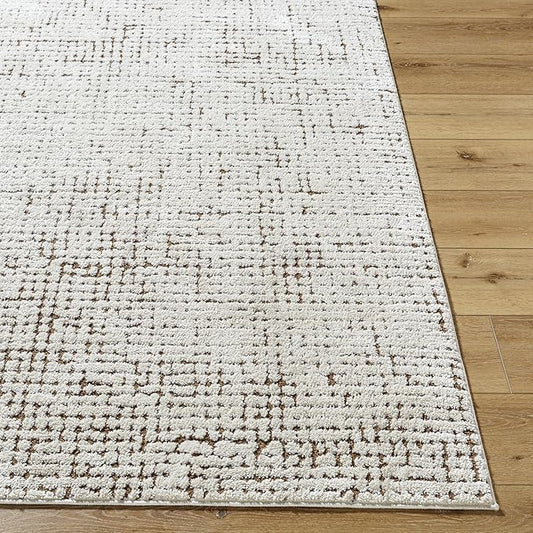 Livabliss x Our PNW Home Cascade Minimalist Area Rug, 2'7" x 7'3", Brown