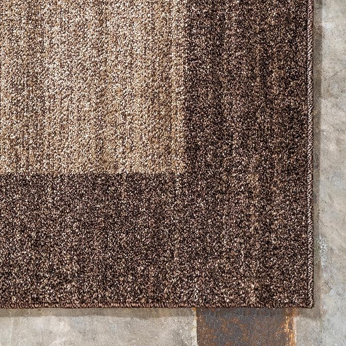 Rugs.com Angelica Collection Rug – 7' x 10' Light Brown Medium Rug Perfect for Bedrooms, Dining Rooms, Living Rooms