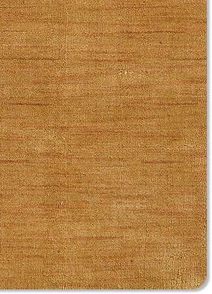 Hand Knotted Loom Wool ECO-Friendly Area Rugs - 2'6''x10', Runner, Gold Color, Solid Plain Design, High Pile Handmade Anti Skid Area Rugs for Living Room, Bed Room (L00111)