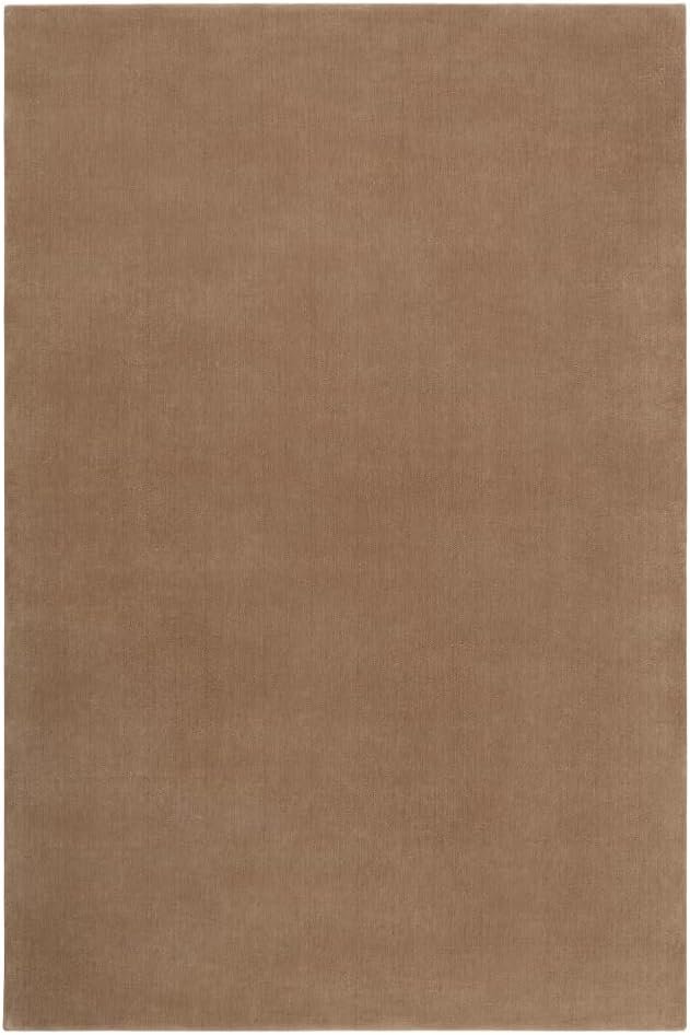 Hand-Tufted Wool Round Area Rug – Soft Premium Wool Carpet for Living Room, Bedroom & Home Décor – 13X13 ft| Chestnut – Durable, Non-Slip Backing, Handcrafted Rug