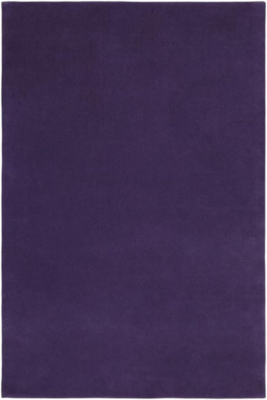 Hand-Tufted Wool Round Area Rug – Soft Premium Wool Carpet for Living Room, Bedroom & Home Décor – 8X8 ft| Lilac – Durable, Non-Slip Backing, Handcrafted Rug