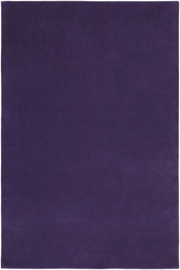 Hand-Tufted Wool Runner Area Rug – Soft Premium Wool Carpet for Living Room, Bedroom & Home Décor – 2.6X13 ft| Lilac – Durable, Non-Slip Backing, Handcrafted Rug