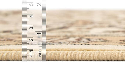 Unique Loom Espahan Collection Area Rug - Cape Cod (2' 2" x 3' 1" Rectangle, Ivory/ Beige)