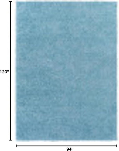 Artistic Weavers Solid Plush Blissful Shag Area Rug, 7'10" x 10', Pale Blue
