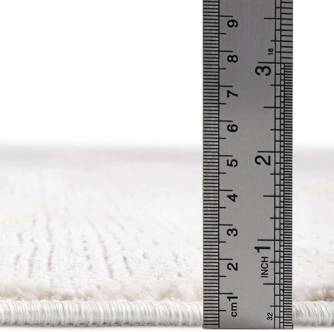 Unique Loom Finsbury Collection Area Rug - Kate (7' 10" Octagon, Ivory/ Beige)