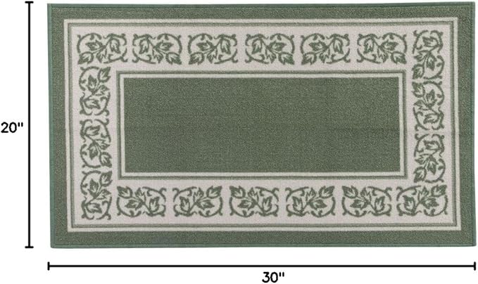 Floral Border Rug