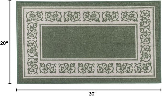 Floral Border Rug