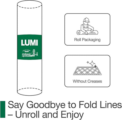 LUMI Inside Door Mat for Entry 36''x59'', Absorbent, Dirt Trapper, Low Profile Thin, Non Slip Mats with Rubber Backing, Ideal for Indoor, High Traffic, Garage, Entrance, Checkered Grey