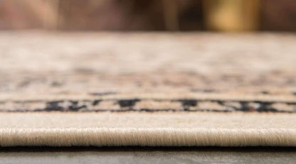 Unique Loom Sialk Hill Collection Area Rug - Washington (2' 2" x 3' 1" Rectangle Ivory/Black)