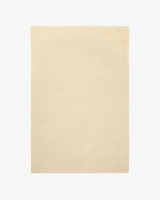 Hand-Tufted Wool Rectangle Area Rug – Soft Premium Wool Carpet for Living Room, Bedroom & Home Décor – 11X15 ft| Butter – Durable, Non-Slip Backing, Handcrafted Rug