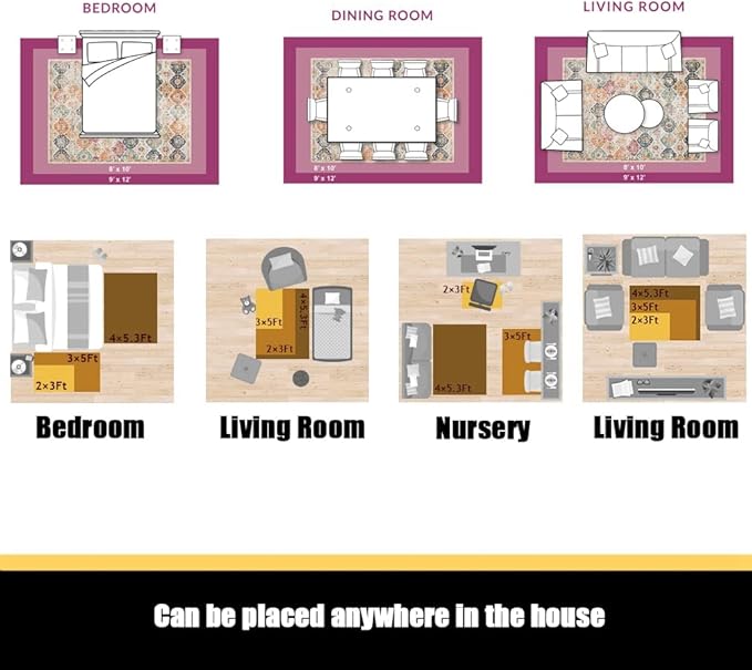 Cartoon Animal Pattern Area Rug Cute Cat Luxury Floral Decor for Carpet Farmhouse Bedroom Living Room Rugs Bathroom Kitchen Runner Mat Indoor Outdoor Non Slip Doormat 1.3' X 2'