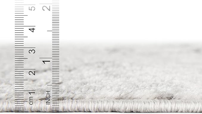 Rugs.com Leipzig Collection Rug – 10x13 Gray Low-Pile Rug Perfect for Living Rooms, Large Dining Rooms, Open Floorplans