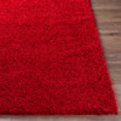 Artistic Weavers Solid Plush Blissful Shag Area Rug, 7'10" x 10', Red