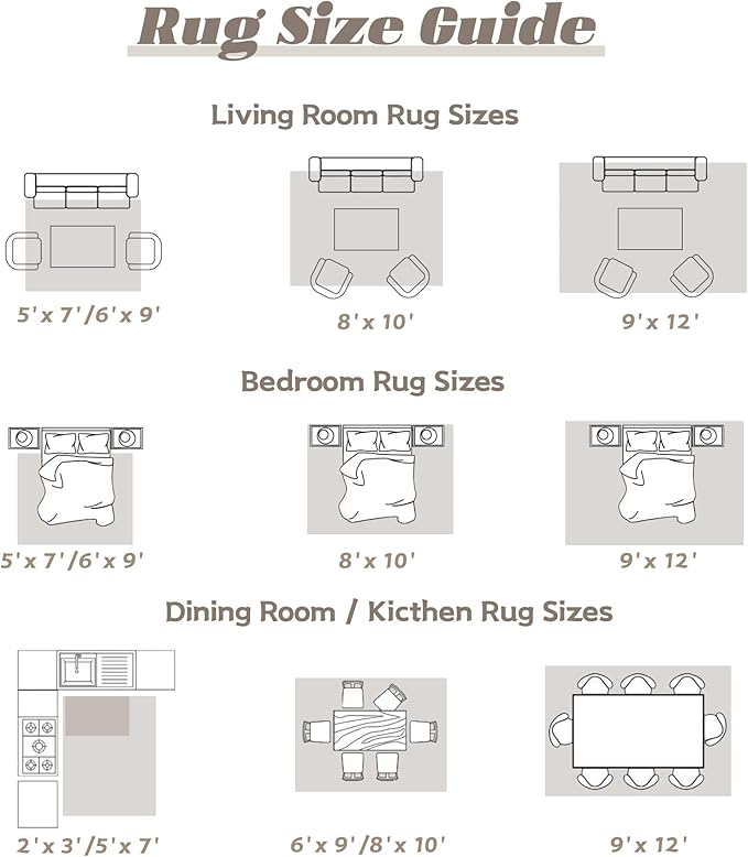 Area Rug 4x6 Washable Rug, Vintage Boho Medallion Rugs Non-Slip Soft Low Pile Distressed Rug Indoor Retro Carpet for Living Room Bedroom Dining Room Home Office (Taupe, 4'x6')