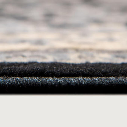 Rugs.com Yasmin Collection Rug – 5' x 8' Black Medium Rug Perfect for Bedrooms, Dining Rooms, Living Rooms
