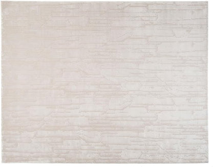 Revival Rugs Ebb 7'10"x10' Washable Area Rug for Living Room Bedroom - 100% Recycled Oeko-TEX Certified, Medium Pile, Taupe