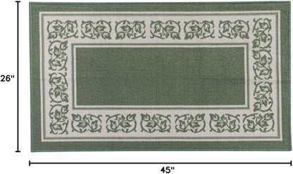 Floral Border Rug