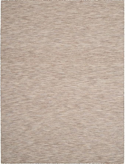 Pemberly Row Contemporary 10' x 14' Beige Fabric Modern Area Rug