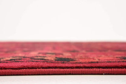 Unique Loom Tekke Collection Area Rug - Sheibani (7' 1" x 10' Rectangle, Red/ Black)