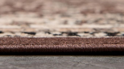 Rugs.com Yasmin Collection Rug – 6' x 9' Brown Medium Rug Perfect for Bedrooms, Dining Rooms, Living Rooms