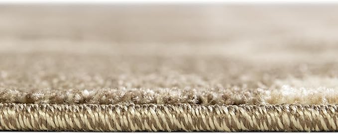 Rugs.com Lattice Collection Rug – 9' x 12' Light Brown Medium Rug Perfect for Living Rooms, Large Dining Rooms, Open Floorplans