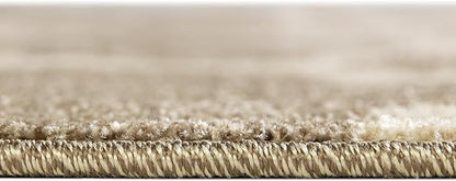 Rugs.com Lattice Collection Rug – 9' x 12' Light Brown Medium Rug Perfect for Living Rooms, Large Dining Rooms, Open Floorplans