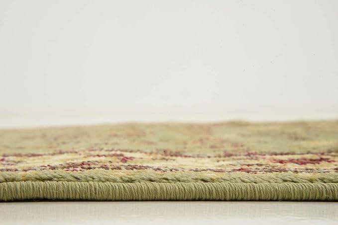 Unique Loom Voyage Collection Traditional Oriental Classic Intricate Design Area Rug (2' 7 x 10' 0 Runner, Green/Ivory)