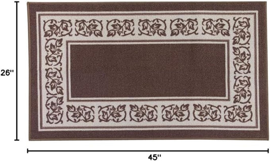 Floral Border Rug