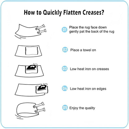 Boho 5x7 Area Rug Vintage Floral Living Room Rug | Art Deco Abstract Rugs for Bedroom, Retro Tribal Aesthetic Oriental Carpet Indoor Floor Mat