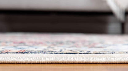 Unique Loom Narenj Collection Classic Traditional Medallion Textured Design Area Rug, 5 x 8 ft, Ivory/Tan